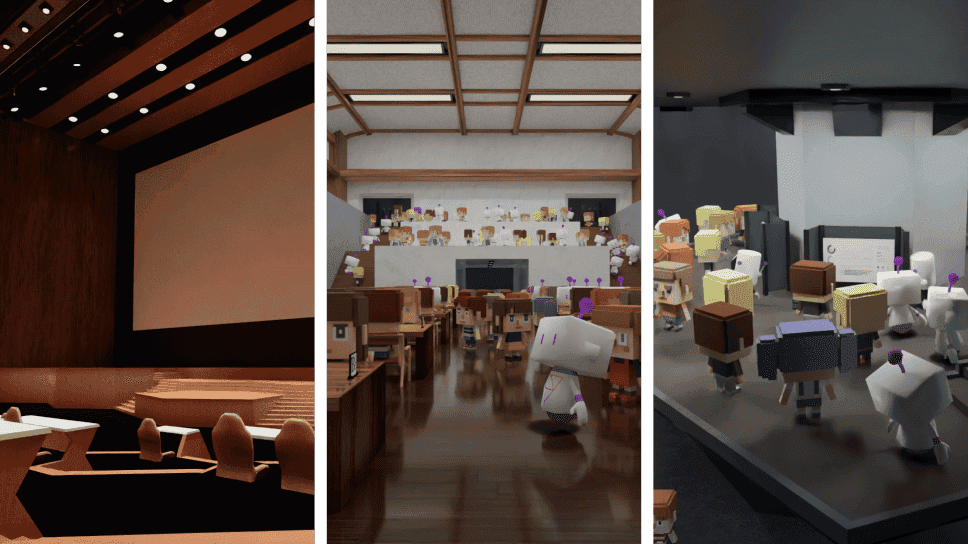 モダンな登壇エリア