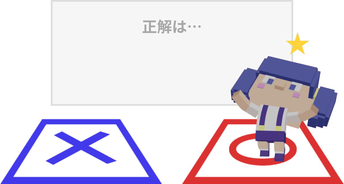 正解者に星が付く