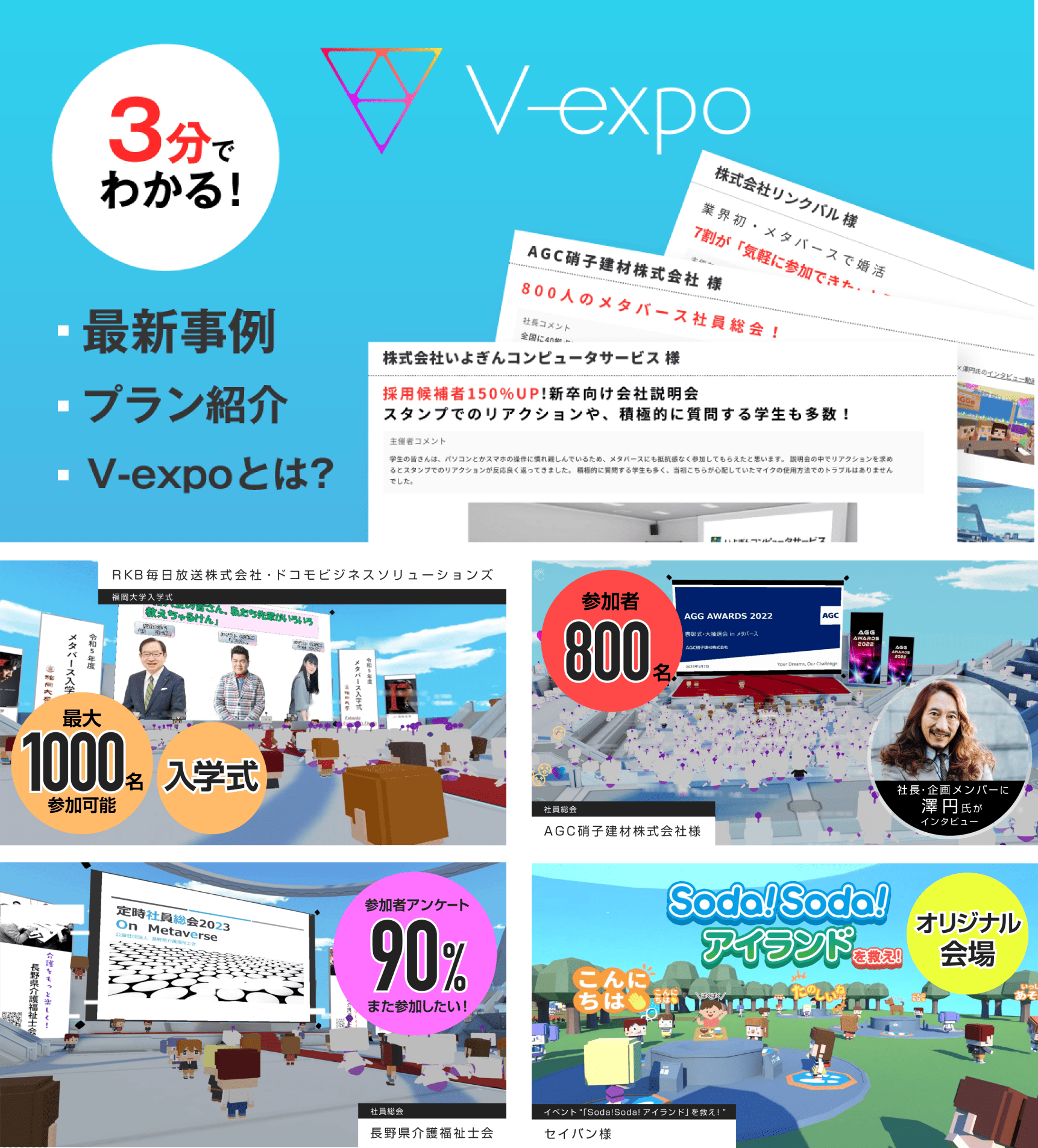 採用イベント資料の内容イメージ
